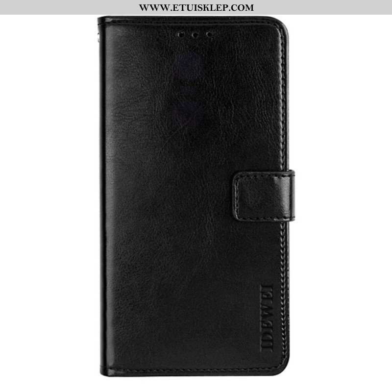 Etui Folio do Xiaomi 12 Pro Imitacja Skóry Idewei